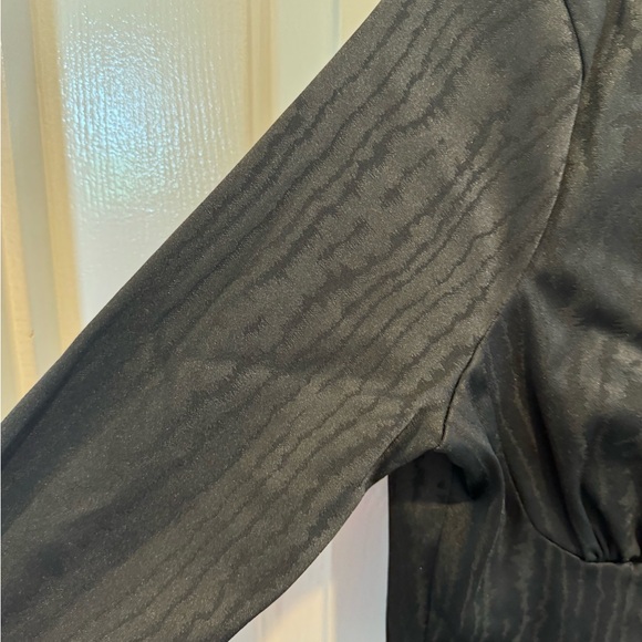 Zara Cropped Black Formal Top Size L - Picture 14 of 16